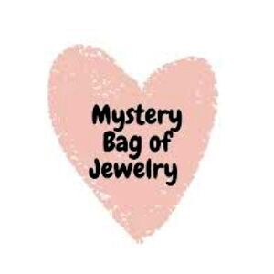 All new mystery bag of jewelry ( 5 pcs ) , 18k gold over stainless steels